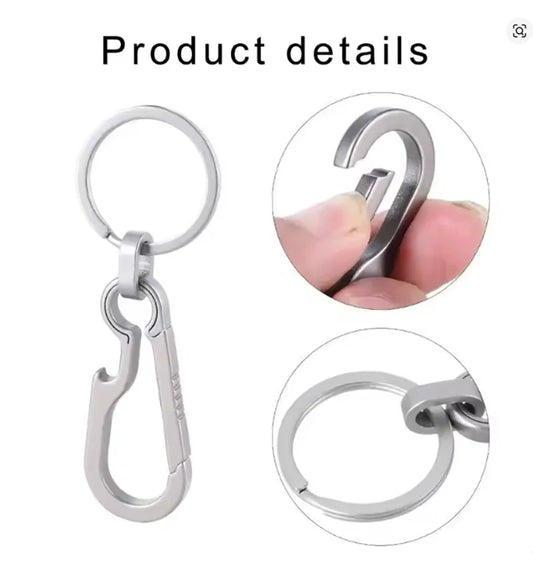 Titanium Alloy EDC Keychain Buckle