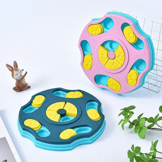 Interactive Dog Puzzle Toy | Slow Feeder & IQ Training Bowl
