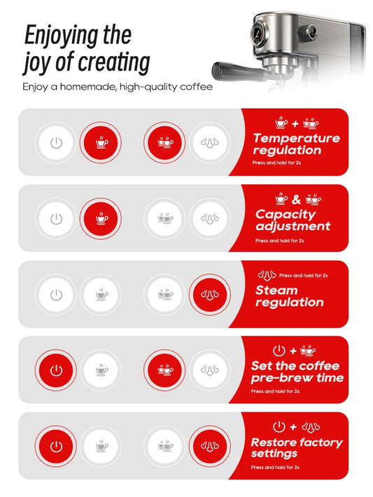 HiBREW H10B 20Bar Espresso Machine – Hot & Cold, Adjustable, Compact