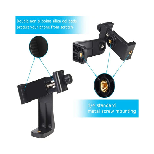 Universal 360° Phone Tripod Mount Adapter