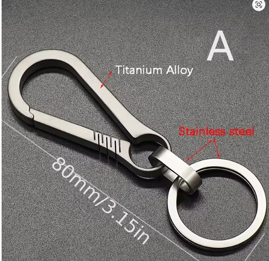 Titanium Alloy EDC Keychain Buckle