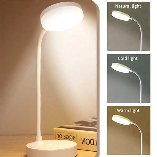 USB LED Desk Lamp with Stepless Dimming